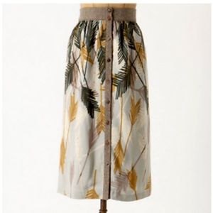 Anthropologie RARE Midi Skirt